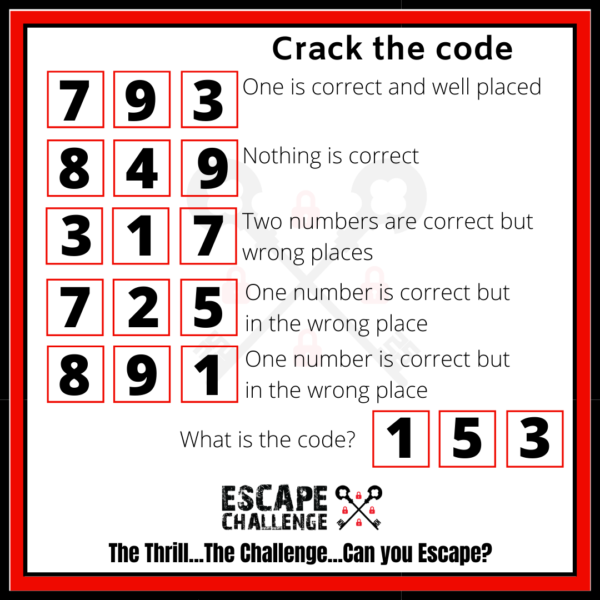 Puzzle Answers - The Escape Challenge | Rochester, MN